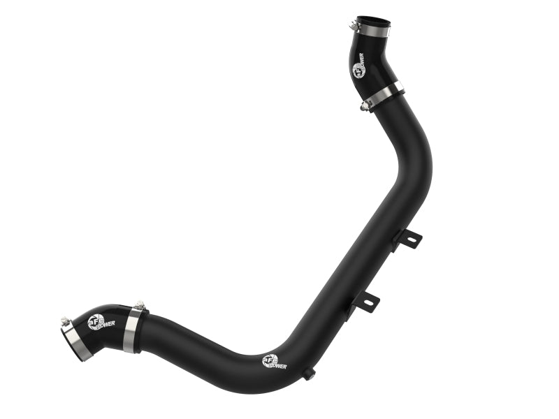 aFe BladeRunner 2-1/4 IN Aluminum Hot Charge Pipe Black 17-20 Hyundai Elantra GT L4-1.6L (t) 46-20638-B