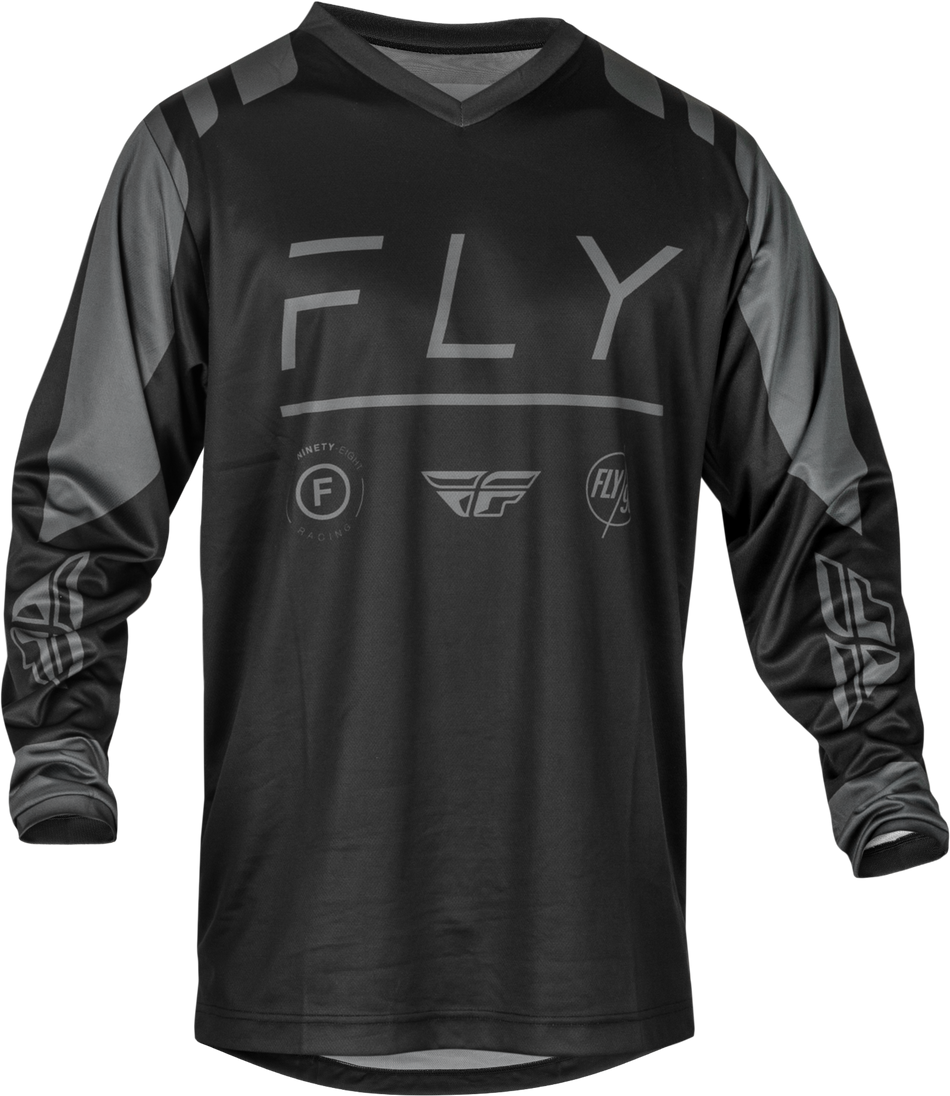 FLY RACING F-16 Jersey Black/Charcoal Lg 377-921L