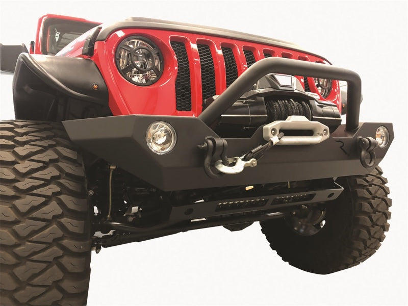 Rampage 07-22 Jeep Wrangler JL/JK & 20-22 Gladiator JT Rock Rage Front Bumper - Black 99306