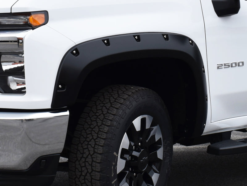 Bushwacker 2020 Chevrolet Silverado 3500/2500 HD Pocket Style Flares 4pc - Black 40982-02