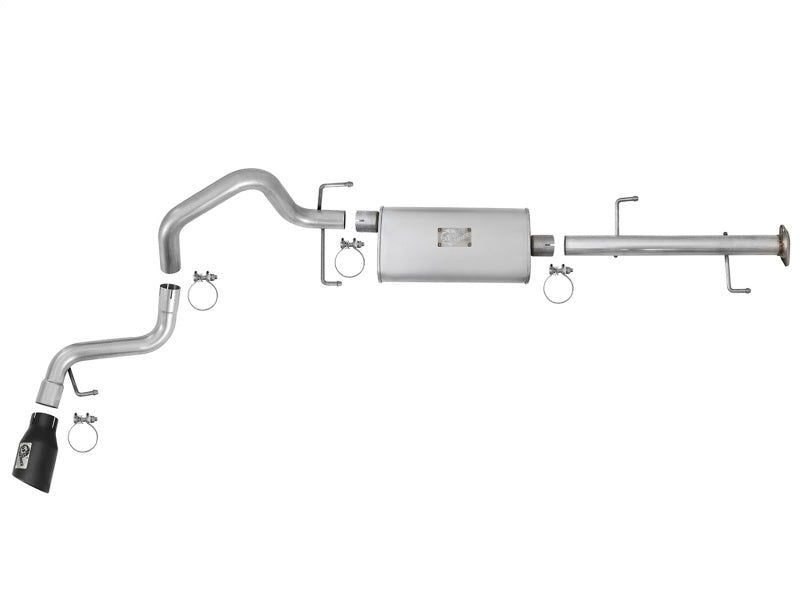 aFe Scorpion 2-1/2in Aluminized Steel Cat-Back Exhaust w/ Black Tips 07-17 Toyota FJ Cruiser V6 4.0L 49-06039-B