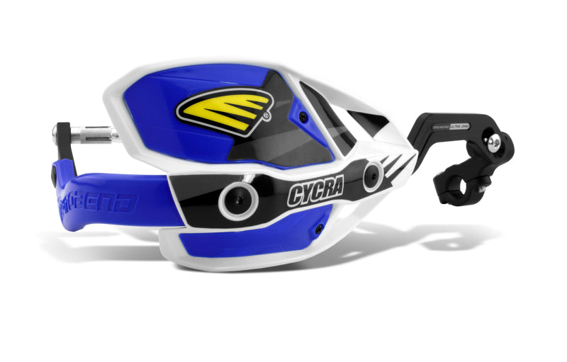Cycra CRM Ultra 7/8 in. Clamp w/White Shields/Blue Covers