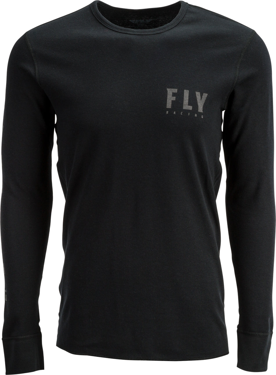 FLY RACING Fly Thermal Shirt Black Lg 352-4150L