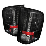 Spyder Chevy Silverado 07-13 LED Tail Lights Blk ALT-YD-CS07-LED-BK 5001771