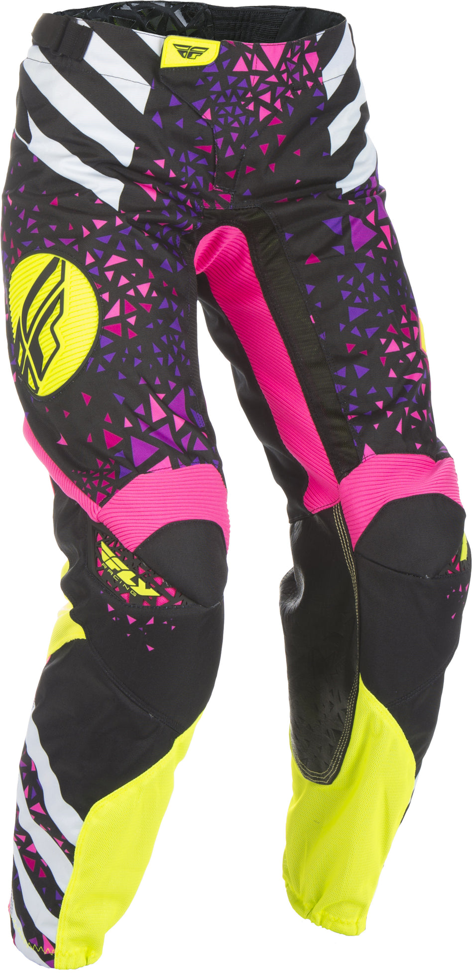 FLY RACING Kinetic Women's Race Pants Neon/Pink/Hi-Vis Sz 20 371-63900