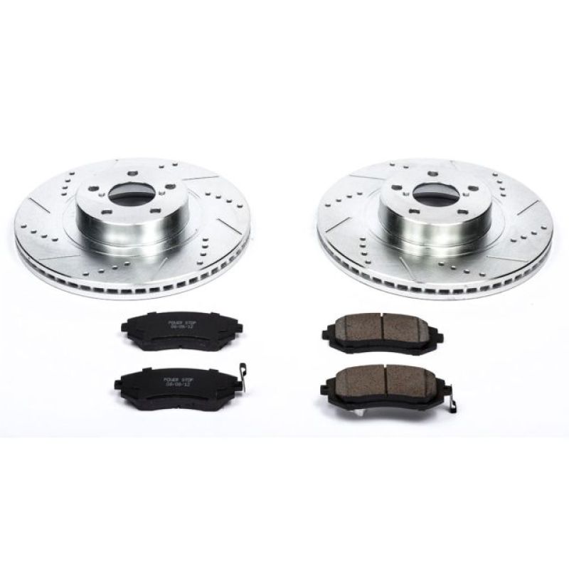 Power Stop 04-06 Subaru Baja Front Z23 Evolution Sport Brake Kit K3038