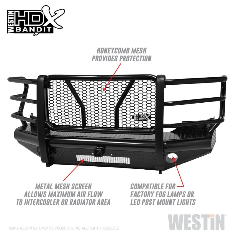 Westin/HDX Bandit 11-16 Ford F-250 / F-350 Front Bumper - Black 58-31115