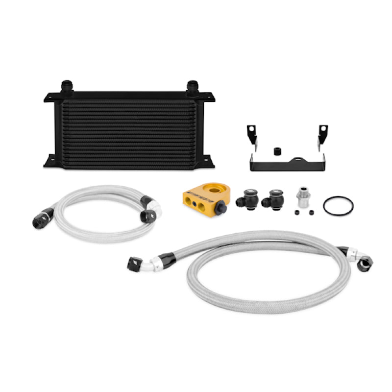 Mishimoto 06-07 Subaru WRX/06-07 WRX STi Thermostatic Oil Cooler Kit - Black MMOC-WRX-06TBK