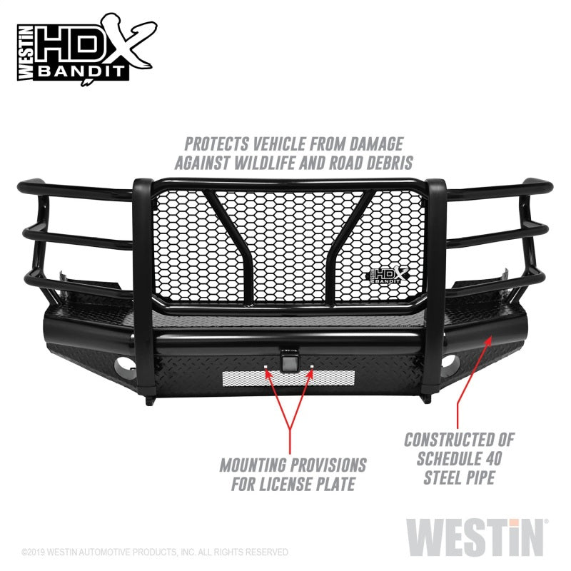 Westin/HDX Bandit 11-16 Ford F-250 / F-350 Front Bumper - Black 58-31115