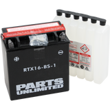 Parts Unlimited Agm Battery - Ytx16-Bs-1 .8 L Ctx16-Bs-1