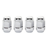 McGard Hex Lug Nut (Cone Seat Bulge Style) 1/2-20 / 3/4 Hex / 1.45in. Length (4-pack) - Chrome 64010