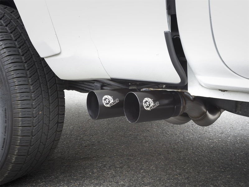 aFe Rebel Exhausts Cat-Back SS 16 Toyota Tacoma V6-3.5L con puntas negras