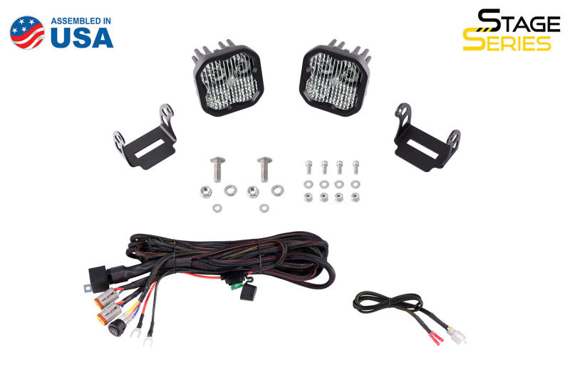 Diode Dynamics 2021 Ford Bronco SS3 LED Ditch Light Kit - Pro White Combo DD7186