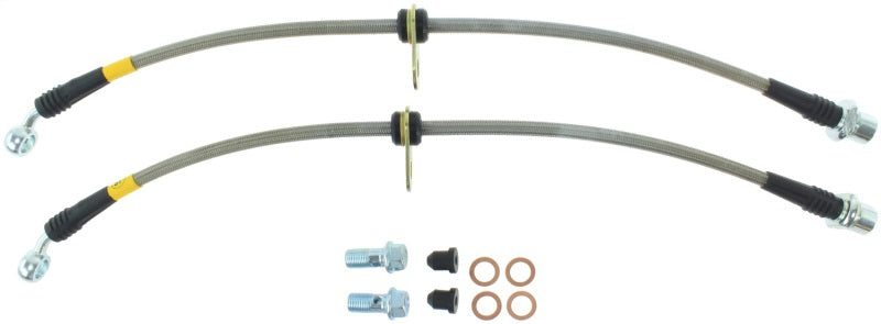 StopTech 00-05 Toyota MR2 Spyder Rear Stainless Steel Brake Lines 950.44508