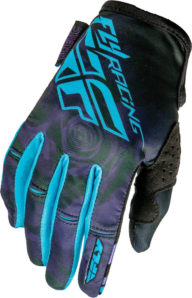 FLY RACING Kinetic Ladies Gloves Purple/Blue Ym 369-61103