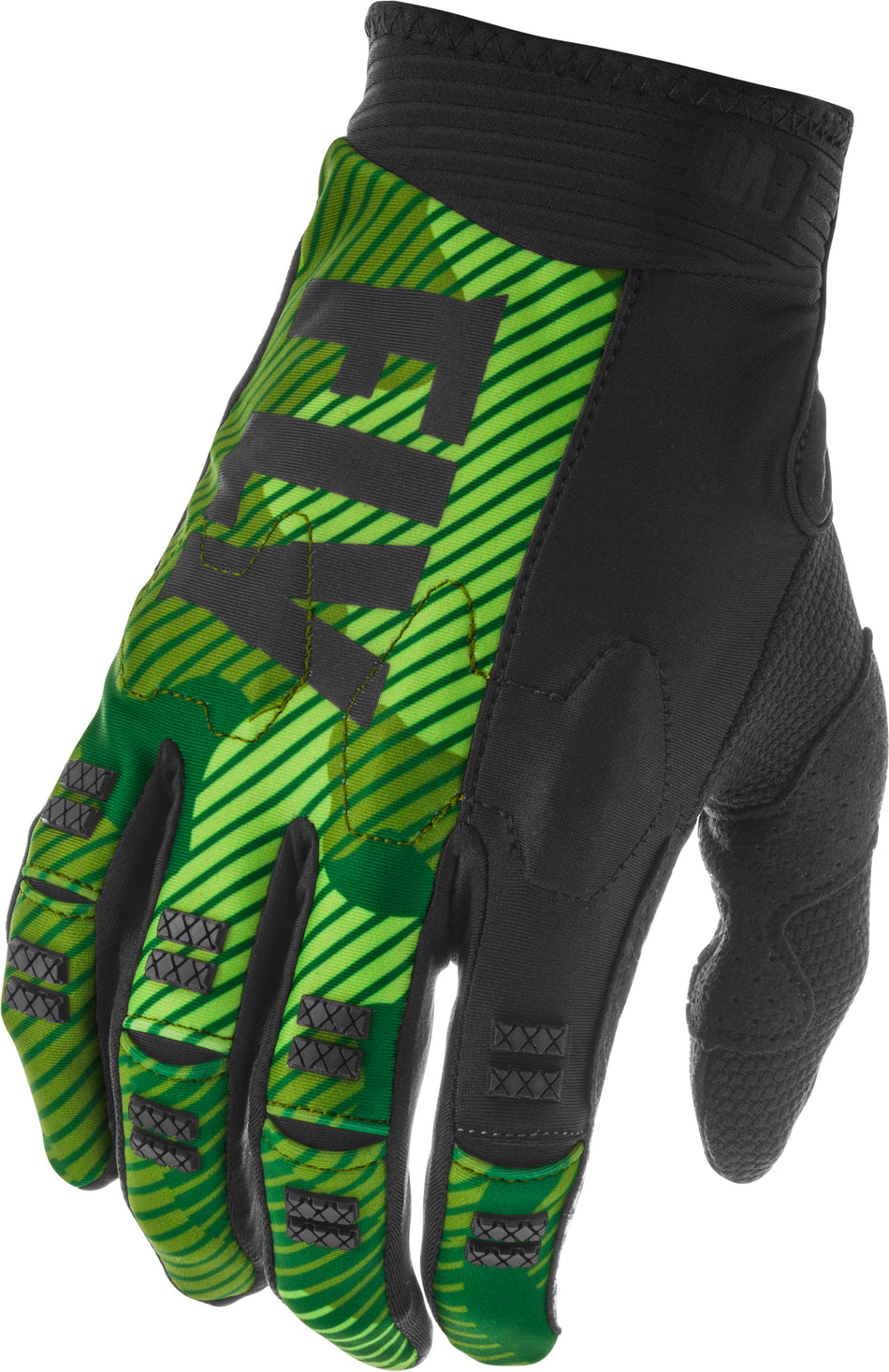 FLY RACING Evolution Gloves Green/Black Sz 06 373-11406