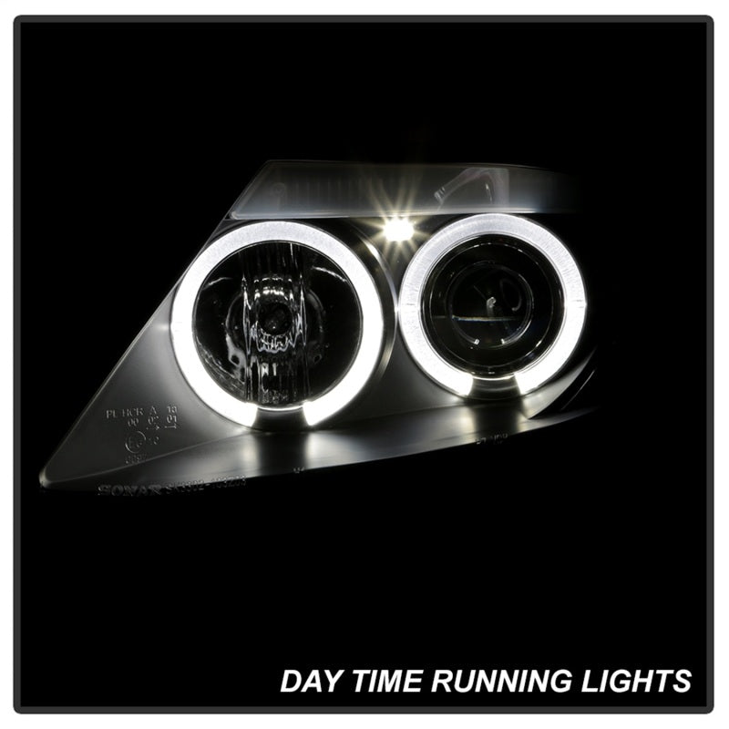 Spyder BMW Z4 03-08 Projector Headlights Xenon/HID Model Only - LED Halo Black PRO-YD-BMWZ403-HID-BK 5029676