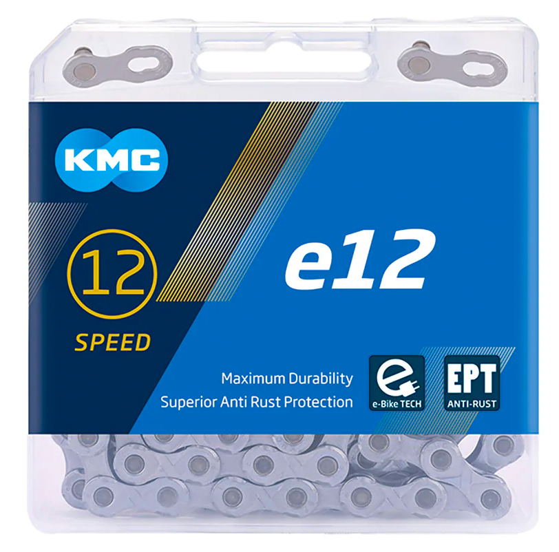 KMC e12 Chain - 136 Links - Silver CN12020