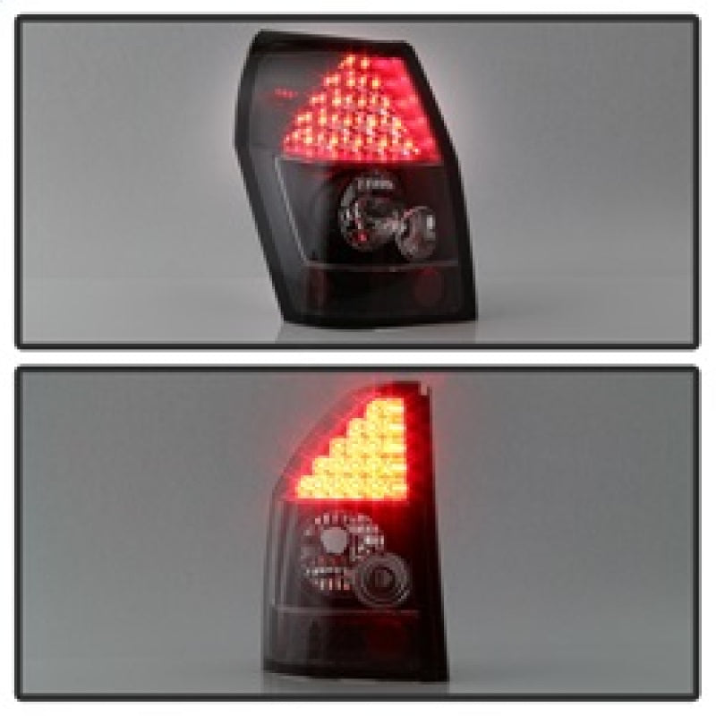 Spyder Dodge Magnum 05-08 LED Tail Lights Black ALT-YD-DMAG05-LED-BK 5002365