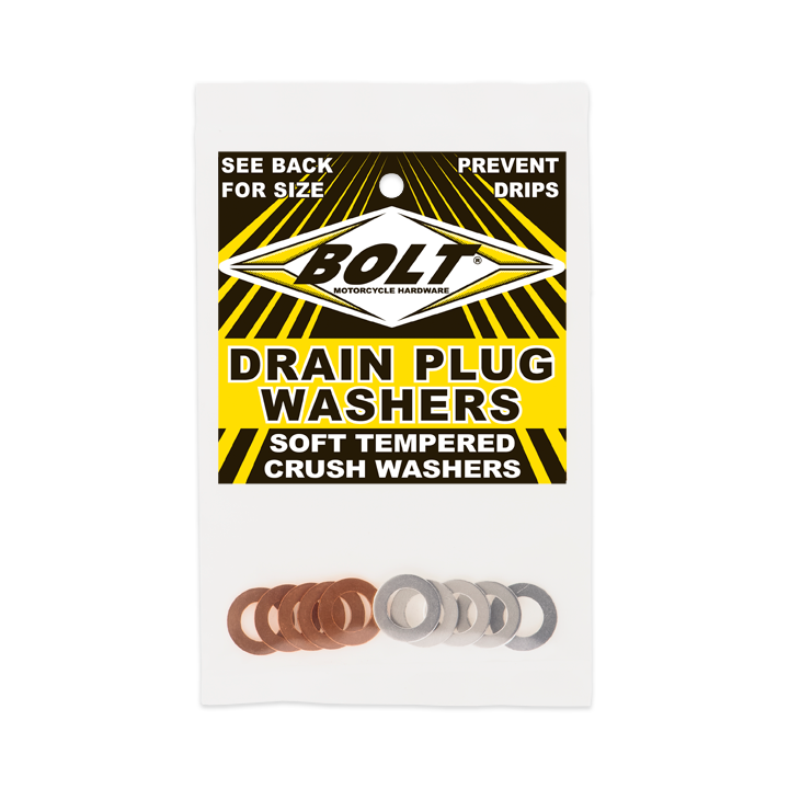 BOLT Crush Washers 10x18mm 10/Pk 5 Aluminum & 5 Copper DPWM10.18-10
