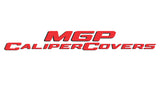 MGP 4 Caliper Covers Engraved Front Mustang Engraved Rear GT Red finish silver ch 10198SMGTRD