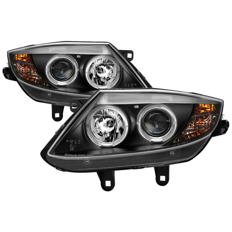 Spyder BMW Z4 03-08 Projector Headlights Xenon/HID Model Only - LED Halo Black PRO-YD-BMWZ403-HID-BK 5029676