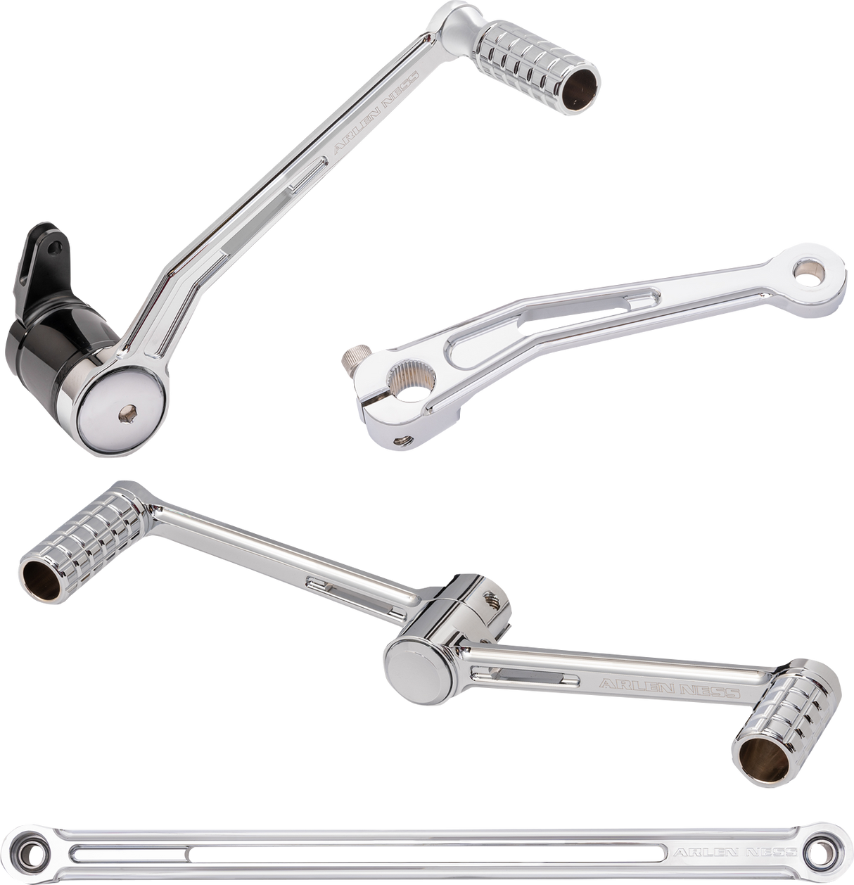 ARLEN NESS SpeedLiner Foot Control Kit w/ Heel/Toe Shifter - Chrome 420-102