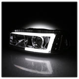 Spyder GMC Sierra 1500/2500/3500 99-06 V2 Projector Headlights - DRL - Chrome PRO-YD-CDE00V2-LB-C 5084620