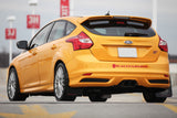 Rally Armor 12-19 Ford Focus ST / 16-19 RS Black UR Mud Flap w/ Nitrous Blue Logo MF27-UR-BLK/NB