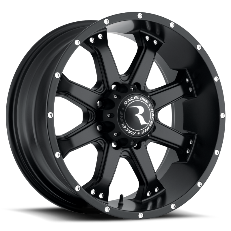 Raceline 991B Assault 16x8in / 6x139.7 BP / 0mm Offset / 106.1mm Bore - Satin Black Wheel 991B-68060-00