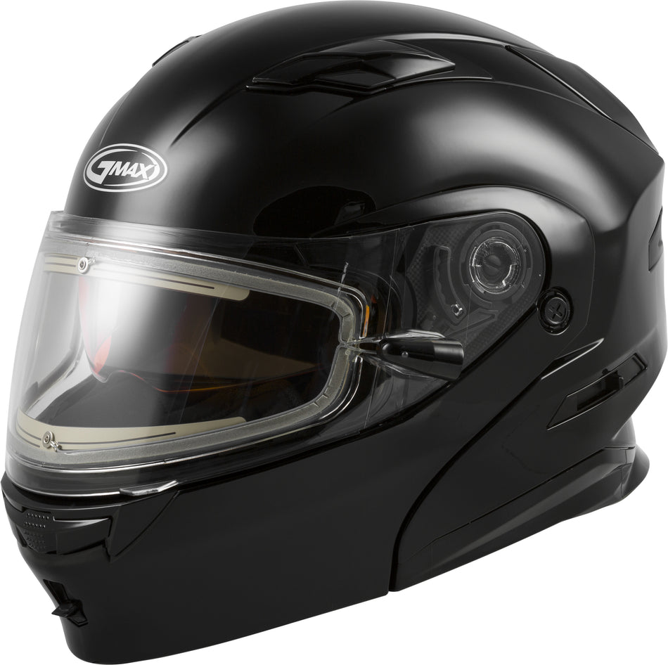 GMAX Md-01s Modular Snow Helmet W/Electric Shield Black Lg G4010026D-ECE