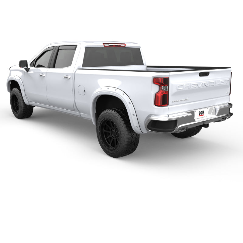 EGR 19-22 Chevrolet Silverado 1500 Summit White Traditional Bolt-On Look Fender Flares Set Of 4 791694-GAZ