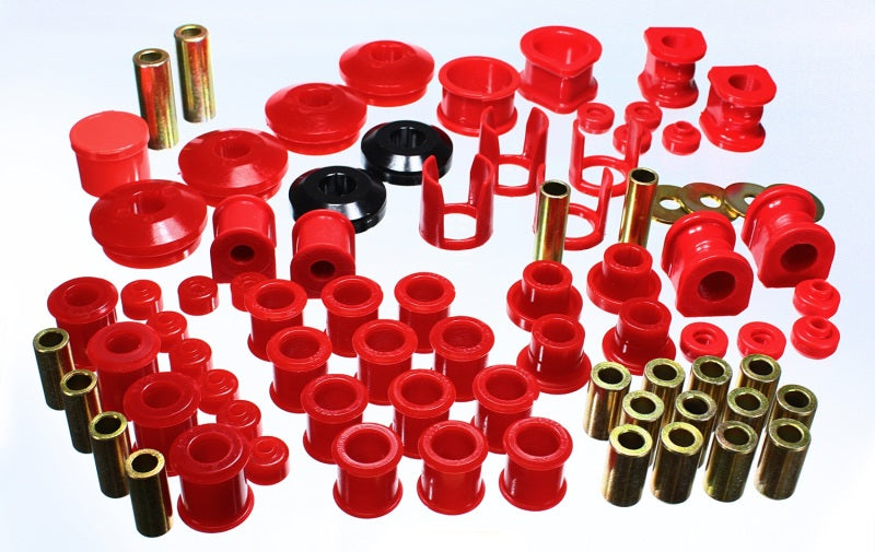 Energy Suspension 89-94 Nissan 240SX (S13) Red Hyper-Flex Master Bushing Set 7.18106R