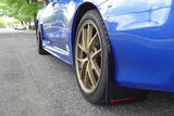 Rally Armor 15-21 Subaru WRX/STI (Sedan ONLY) Blue UR Mud Flap w/ White Logo MF32-UR-BL/WH