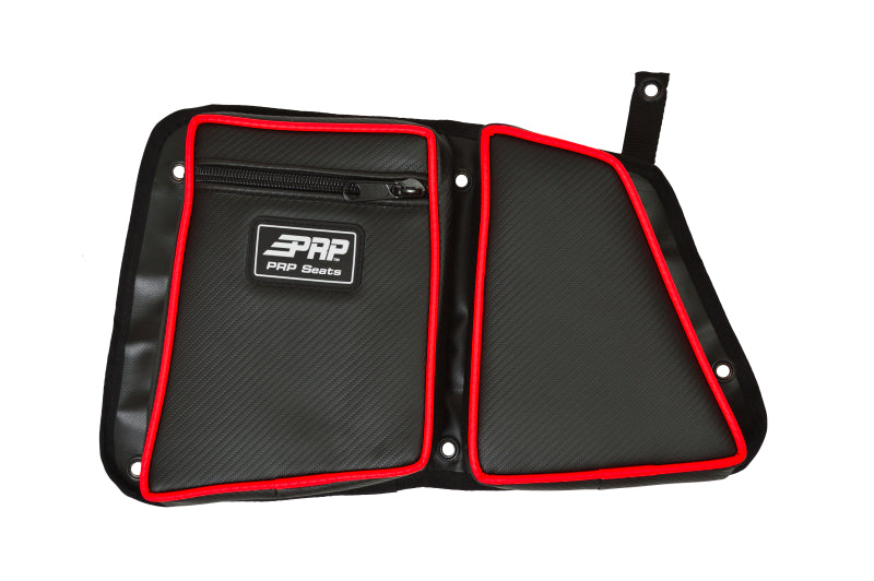 PRP Polaris RZR Rear Door Bag with Knee Pad for Polaris RZR (Driver Side)- Red E40-214