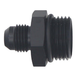 DeatschWerks 10AN ORB Male to 6AN Male Flare Adapter (Incl O-Ring) - Anodized Matte Black 6-02-0407-B