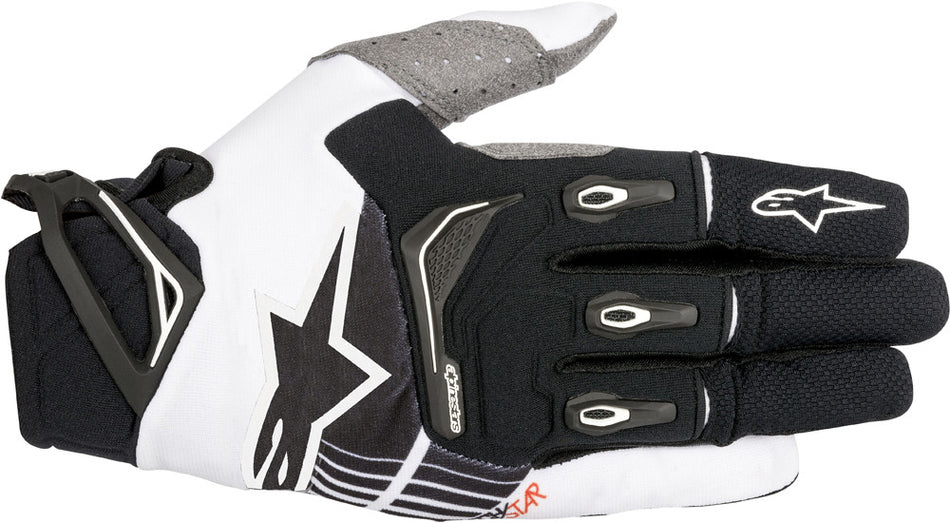 ALPINESTARS Techstar Gloves Black/White Lg 3561018-12-L