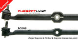 RockJock TJ/LJ/XJ/MJ Currectlync Steering System Bolt-On w/ 1 1/4in Dia. Tie Rod/Forged Drag Link CE-9701