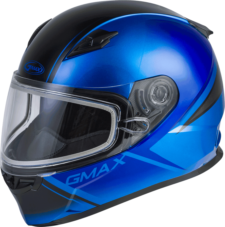 GMAX Ff-49s Full-Face Hail Snow Helmet Blue/Black 3x G2495049
