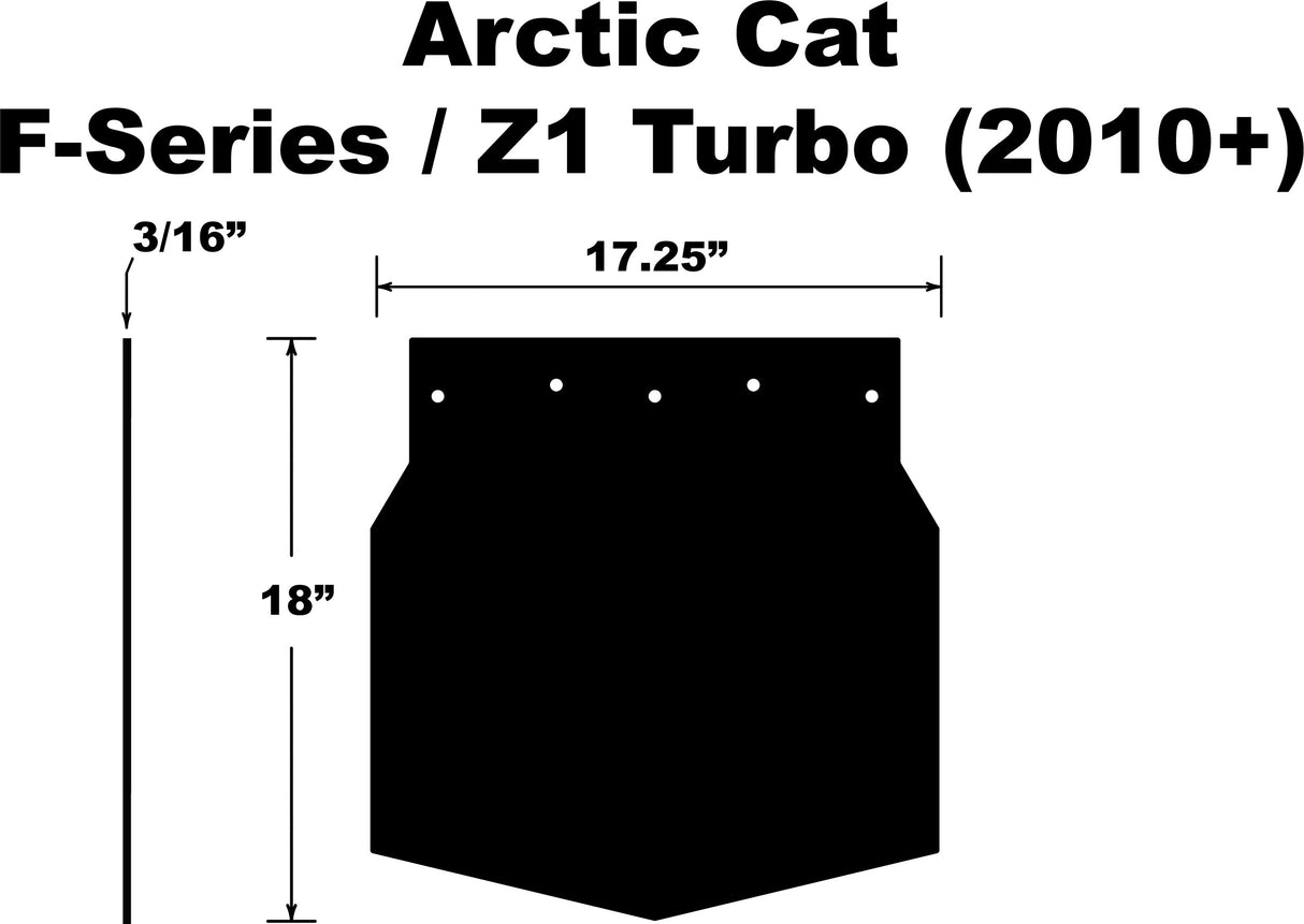 PDPSnowflap  Arctic Cat F-Series/Z1 Turbo 2010+SF-Z1FPB