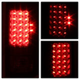 Xtune Ford F250/350/450/550 Super Duty 99-07 LED Tail Lights Black Smoke ALT-JH-FF15097-LED-BKSM 9027642