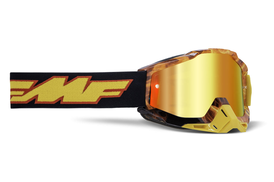 FMF VISION Powerbomb Youth Goggle Spark Mirror Red Lens F-50048-00004