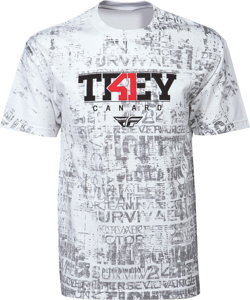 FLY RACING Trey Canard Tee White X 352-0564X