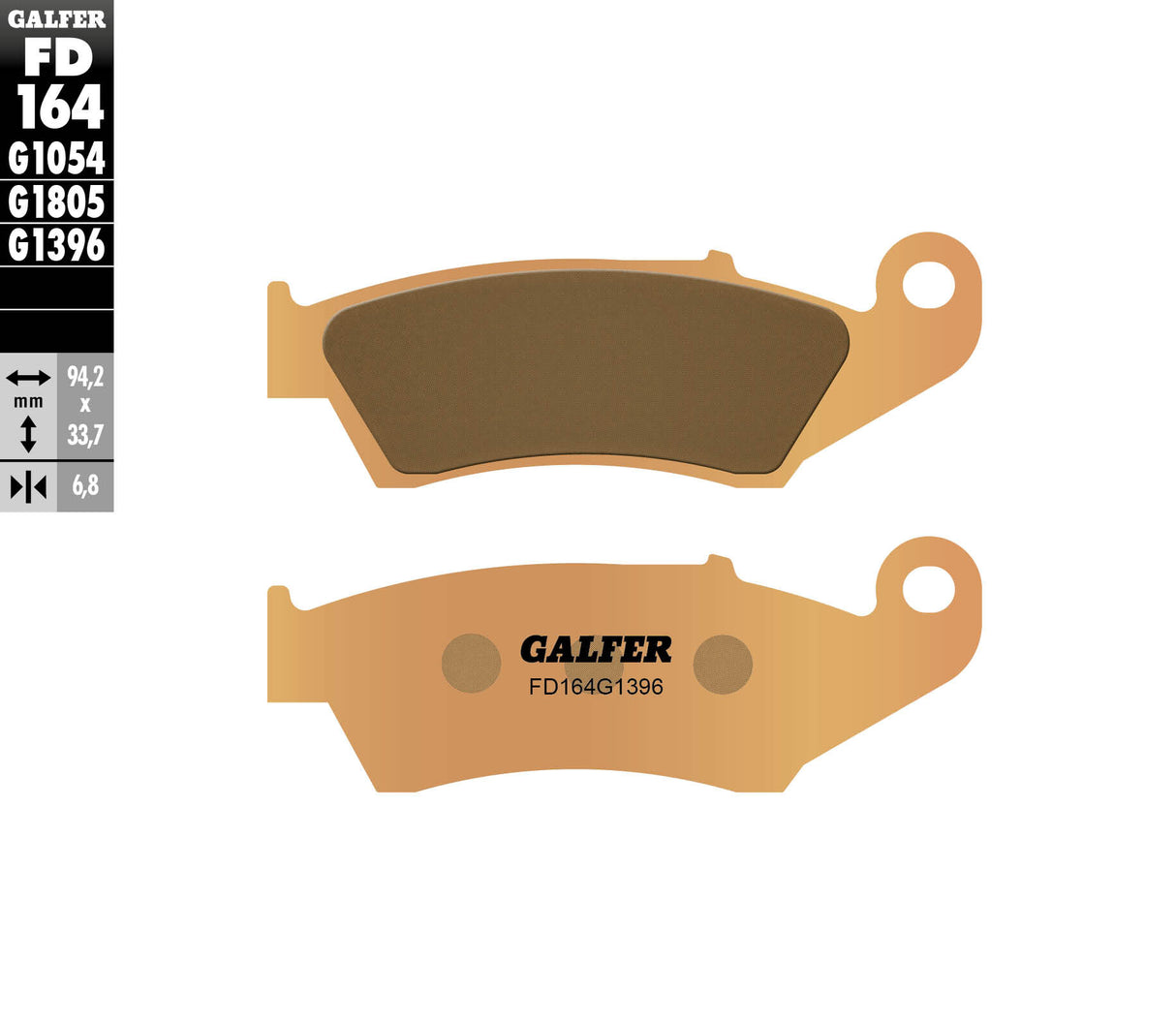 GALFER Brake Pads FD164G1396