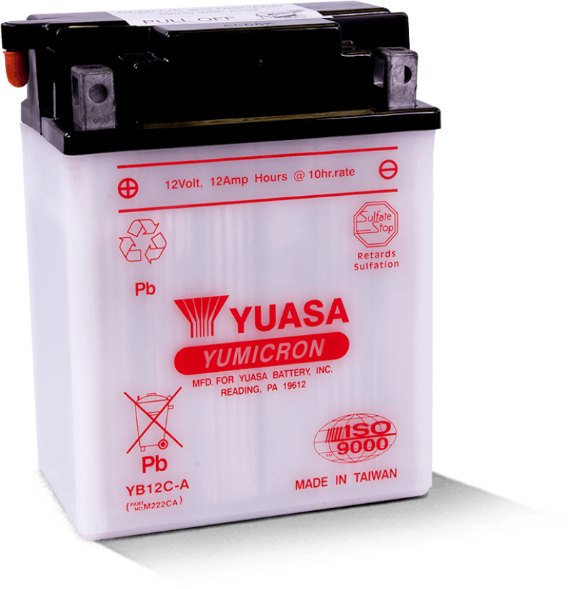 Yuasa YB12C-A Yumicron 12 Volt Battery YUAM222CA