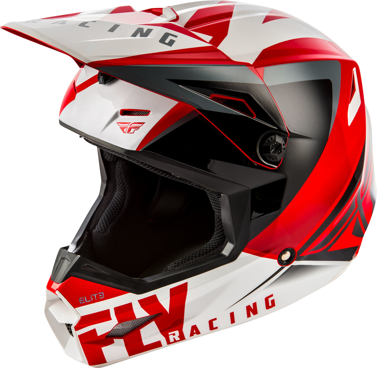 FLY RACING Elite Vigilant Helm Rot/Schwarz XS 73-8612-4