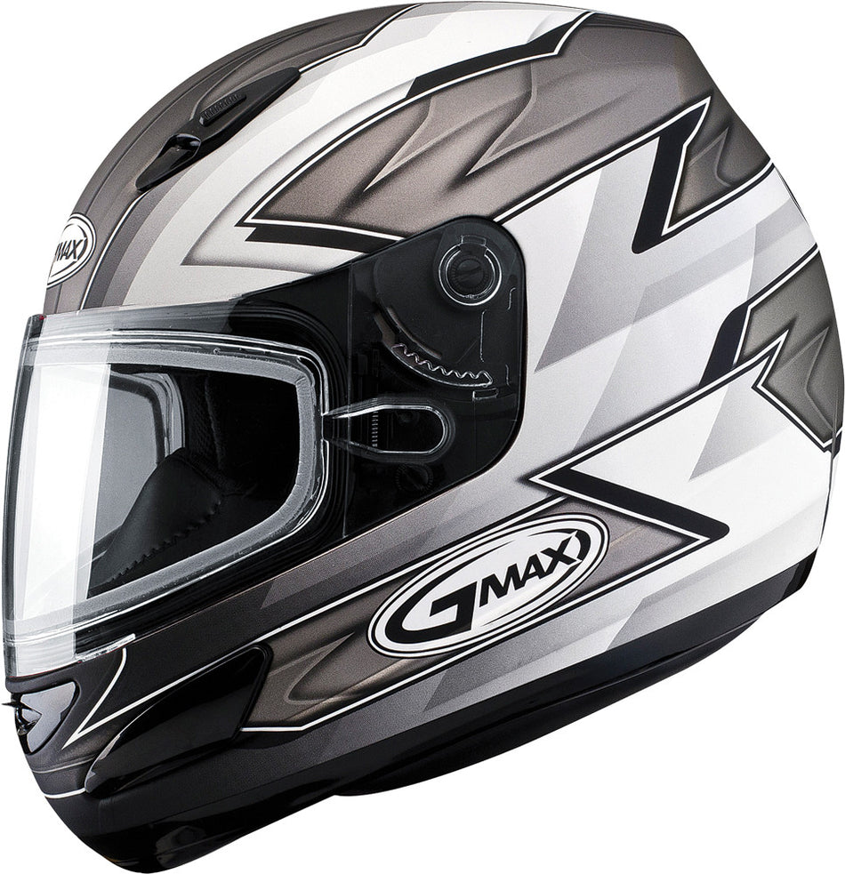 GMAX Gm-48s Helmet Razor M. Silver/White S G6481344 TC-5