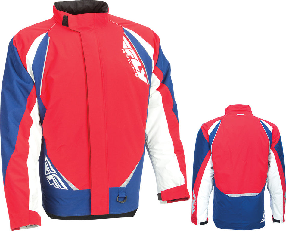 FLY RACING Fly Aurora Jacket Red/White/Blue Lg 470-4002L