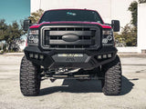 Road Armor 11-16 Ford F-250 SPARTAN Front Bumper Bolt-On Pre-Runner Guard - Tex Blk 6112XFPRB