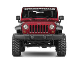 Raxiom 97-18 Jeep Wrangler TJ/JK Axial Series LED Daymaker Headlights- Chrome Housing (Clear Lens) J108043